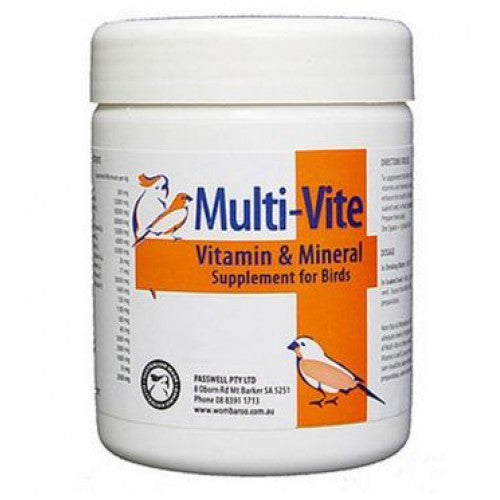 Multi Vite for Birds 80g Squawks Pet Store