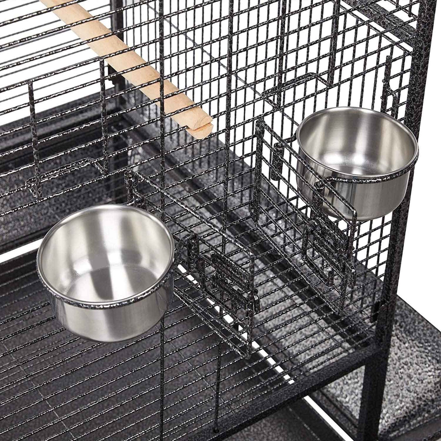 174cm Large Rolling Mobile Bird Cage Birdcage Finch Aviary Parrot Animals Playtop Stand Canary Finch